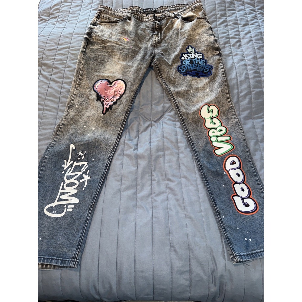 Graphic Jeans Men Create 2MRW 40x32
